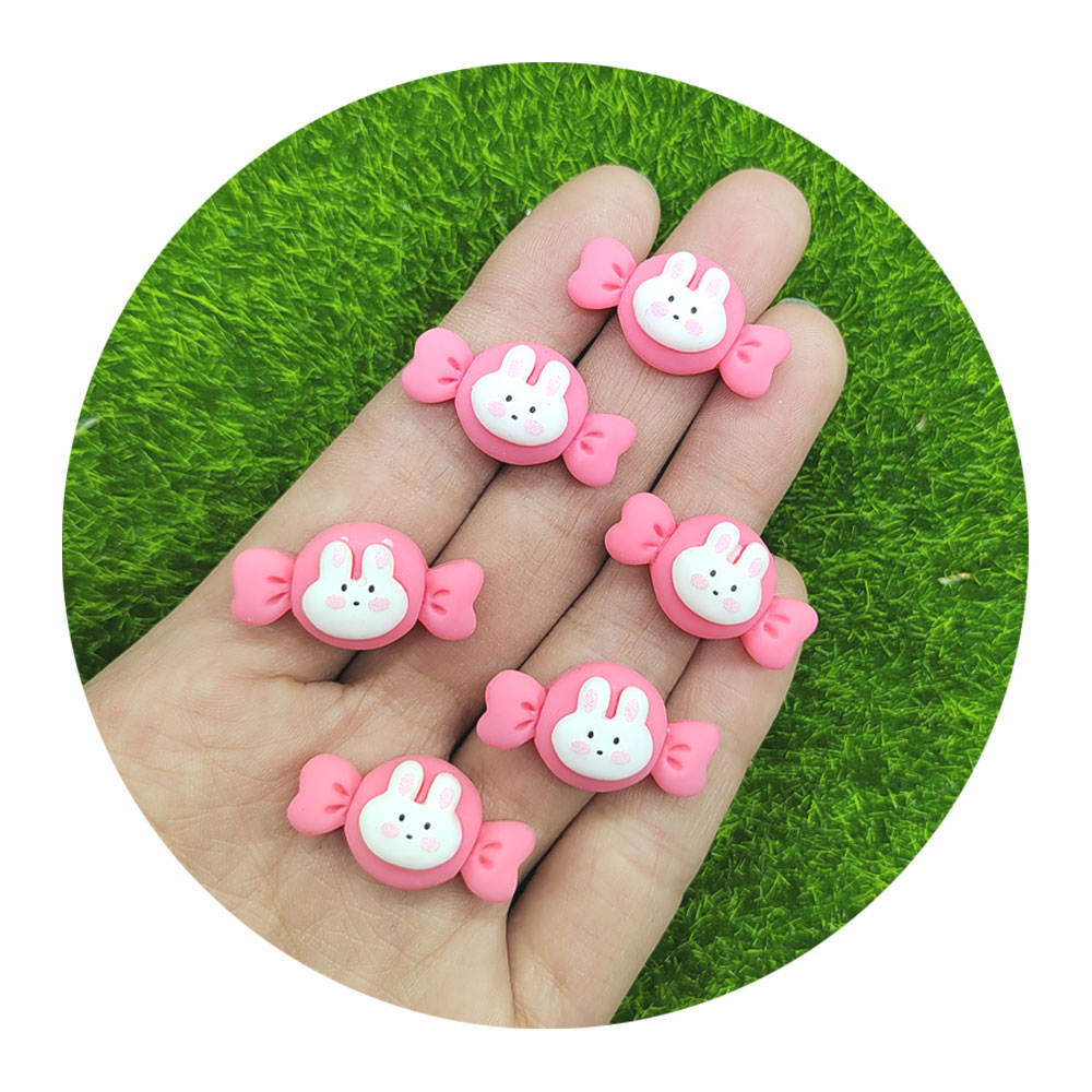 Embellishments For Scrapbooking - 20/50/100 шт., пасхальная смола, мини-кролик, конфеты,