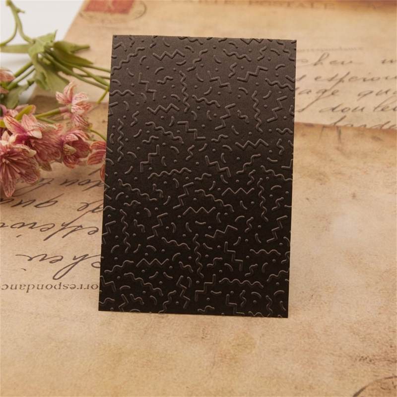 Embellishments For Scrapbooking - Многоцелевые текстурированные папки, бумажные трафареты для