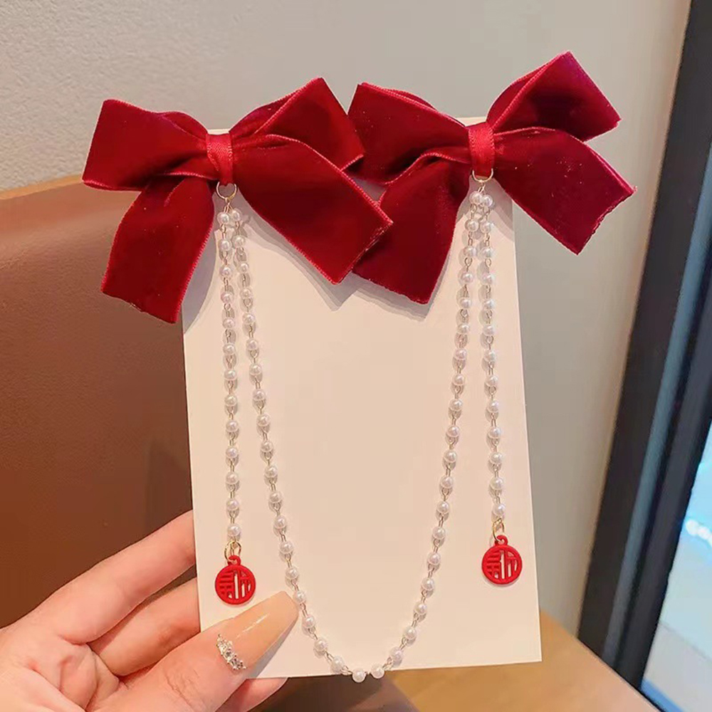 Детская заколка для волос с ба – обзор и цена Pearl Trim Chain