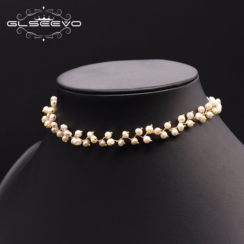 Ожерелье GLSEEVO из натурально – обзор и цена Pearl Trim Chain