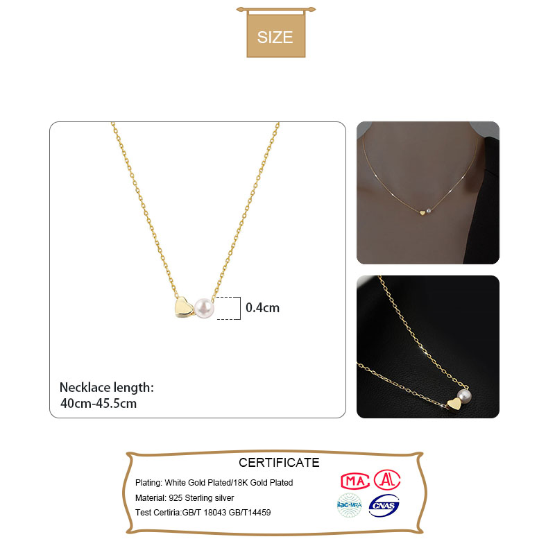 TrustDavis настоящее серебро 9 – обзор и цена Pearl Trim Chain
