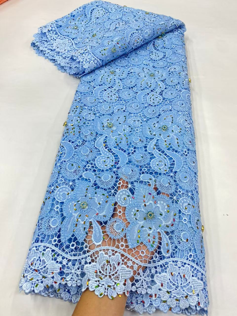 Новейшая гипюровая кружевная т – обзор и цена Crystal Mesh Fabric