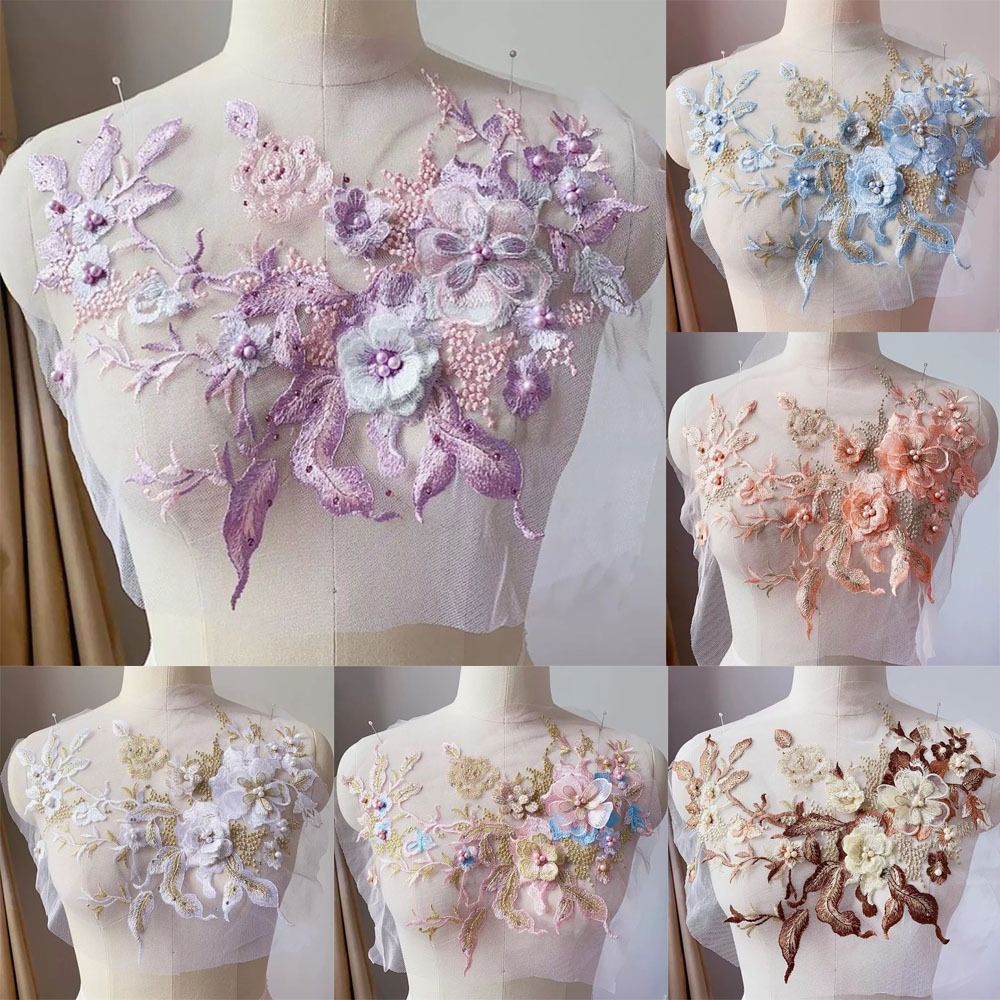 3D цветы, расшитые бисером кру – обзор и цена Embellishments For Scrapbooking