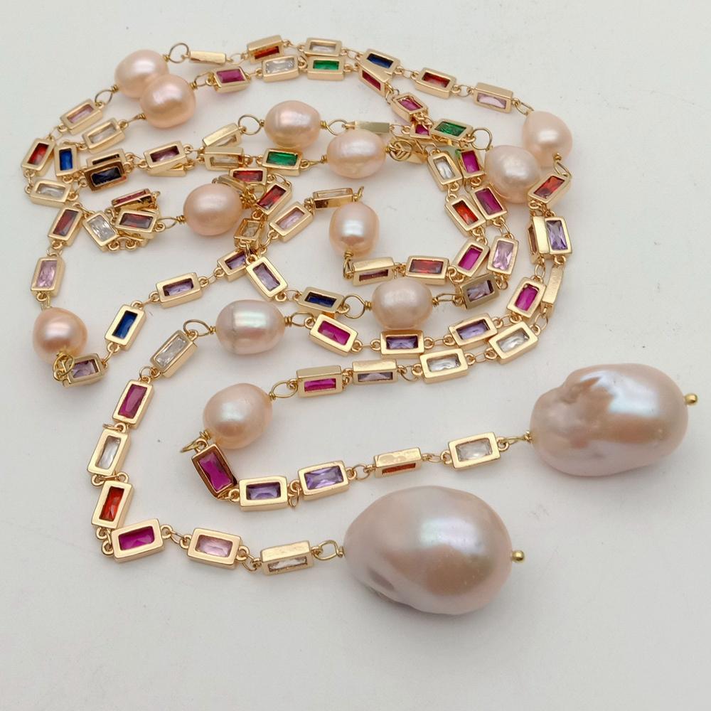 KKGEM 50-дюймовая длинная цепо – обзор и цена Pearl Trim Chain