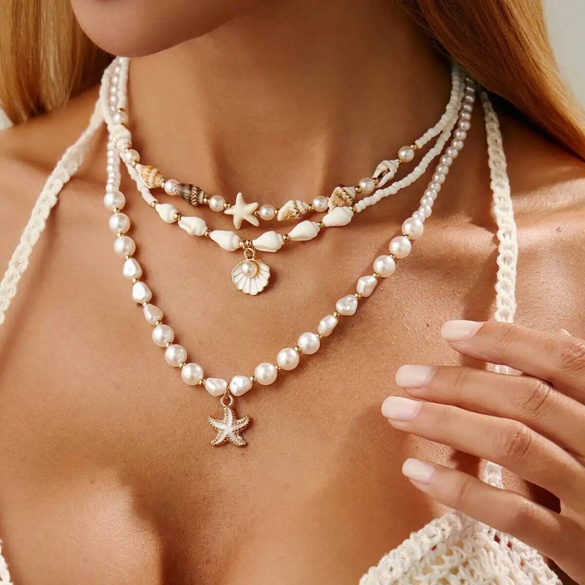 Ingemark, набор из 3 предметов – обзор и цена Pearl Trim Chain